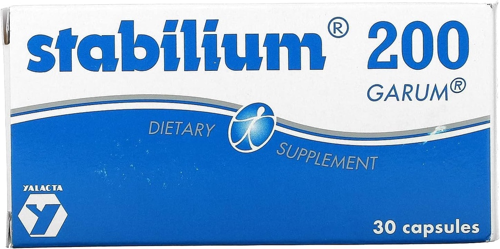 Nutricology Stabilium 200 - 성인, 스트레스 완화 보조 식품, 수면 지원, 생선 기름, 비타민 A, 비타민 B6, 수면 약 - 30 조사