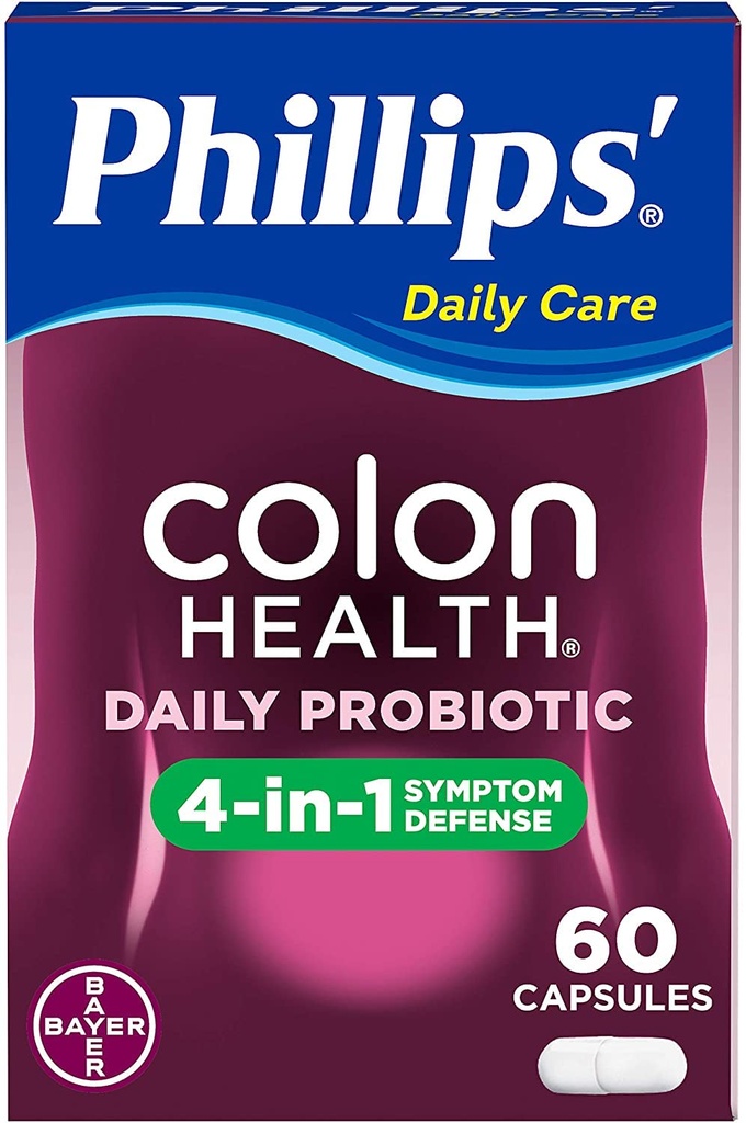 필립스의 대령 건강 Probiotic 캡슐, 60 조사