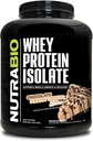 NutraBio 100 % Whey Protein Isolate Protein Powder, 25g Protein with Complete Amino Acid Profile, Non-GMO, Soy & Gluten Free, Low Carb, 낮은 Calorie Whey Protein Powder, 초콜릿 땅콩 버터, 5 Lbs