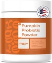 개를 위한 레지스트리 호박 프로바이오틱 분말 | 7-Strain Probiotics + Pumpkin for Gut Health, Digestion & Stool Consistency | Natural Dog Digestive Supplement | Vet-Approved & Made in USA | 40 Scoop