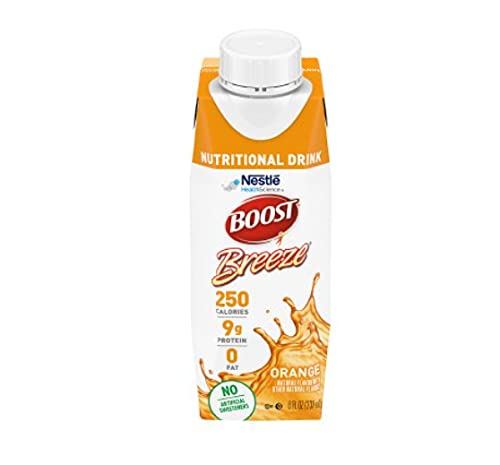 Boost Breeze 18620000 구두 보충교재 오렌지 8 oz. 판지 사용, 24의 케이스에 준비되어 있는