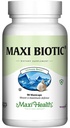 Maxi Health - Maxi Biotic Aged Garlic Extract Capsules (90 Count) | Spirulina, Echinacea, Oregano 및 Enzymax의 Kyolic Garlic 보충 - 자연 산화 방지제 - 웰빙 지원