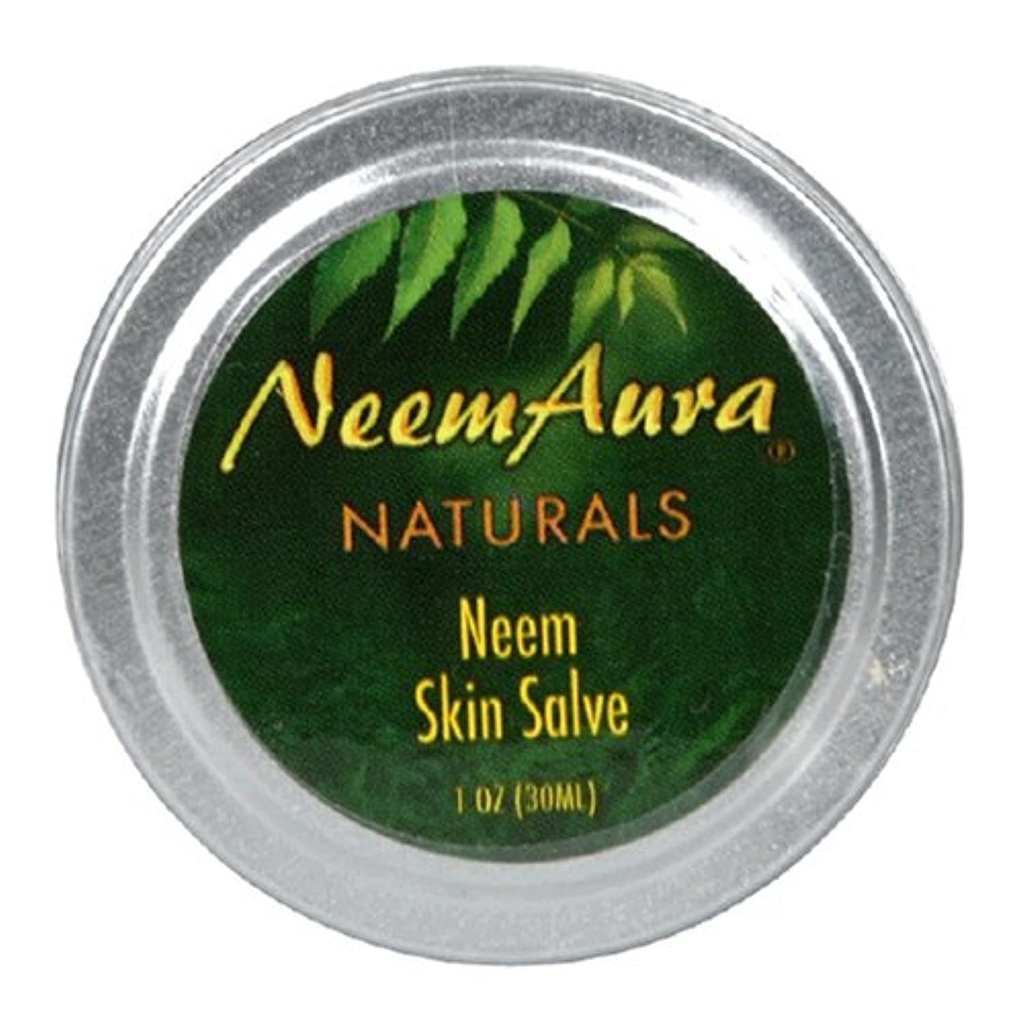 Neemaura Naturals Neem Skin Salve, 1 온스 (30 ml) (포장 4)