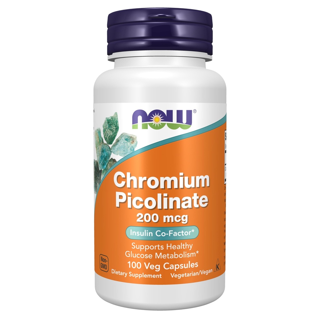 지금 보충 교재, 크롬 Picolinate 200 mcg, Insulin Co-Factor*, 100 Veg 캡슐