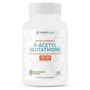 TerraForm Nutrition Extra Strength S-Acetyl Glutathione 300mg - 60 산성 민감성 캡슐 - 프리미엄 글루타티온 보충 - 높은 생체 이용 가능 및 안정적인 형태 SAG 보충 - 미국에서 만든