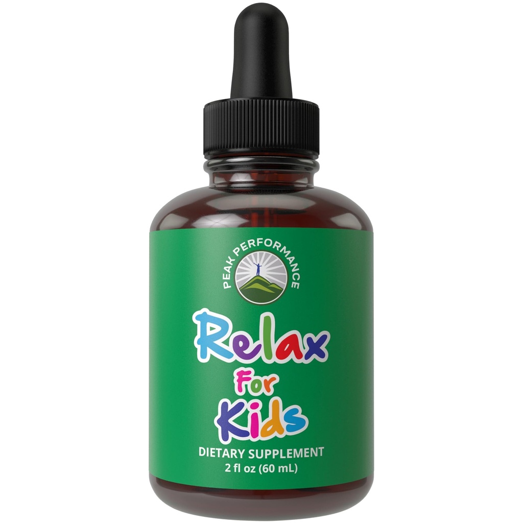 키즈 캘름 액체 드롭. Relaxation, Calming, Chamomile, Magnesium의 최적의 수면 지원 맛 없음. 아이들은 그것을 가지고 가고 모른다. 설탕 무료 9-in-1 Vegan 보충교재. Non-Habit 성형