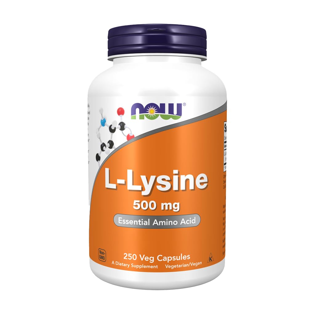 이제 식품 L-Lysine 500 밀리그램, 250 정제