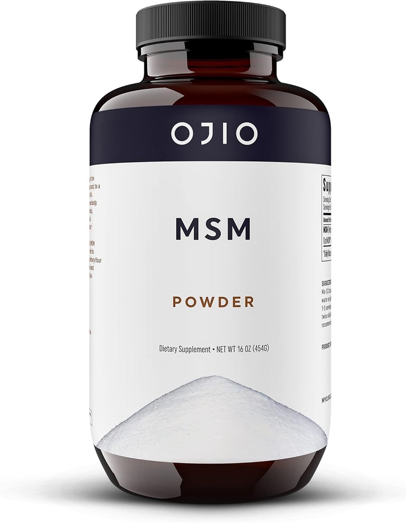 순수한 OptiMSM MSM 분말 - MSM 보충교재 - 합동, 피부, 머리, 못 - Kosher, Vegan, 글루텐 자유로운, 비 GMO, 농약 없음 또는 제초제 - 16 oz (포장 1)