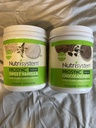 Nutrisystem Nutricrush Probiotic Shakes Chocolate Fudge 및 Sweet Vanilla Shake Mix - Protein & Probiotics Support Digestive Bust Belly Bloat 2 Containers 16.3 oz. 각 28 인분, (팩 2)