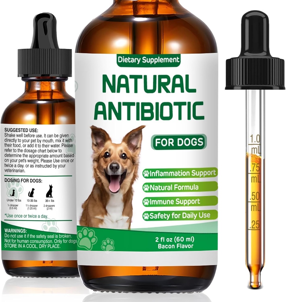 개를 위한 항생제, 개를 위한 자연적인 항생제, 잎 항생제, 개 Multivitamin, 지원 개 알레르기 및 이치 기복, 일기 보충교재, 자연적인 초본 보충교재