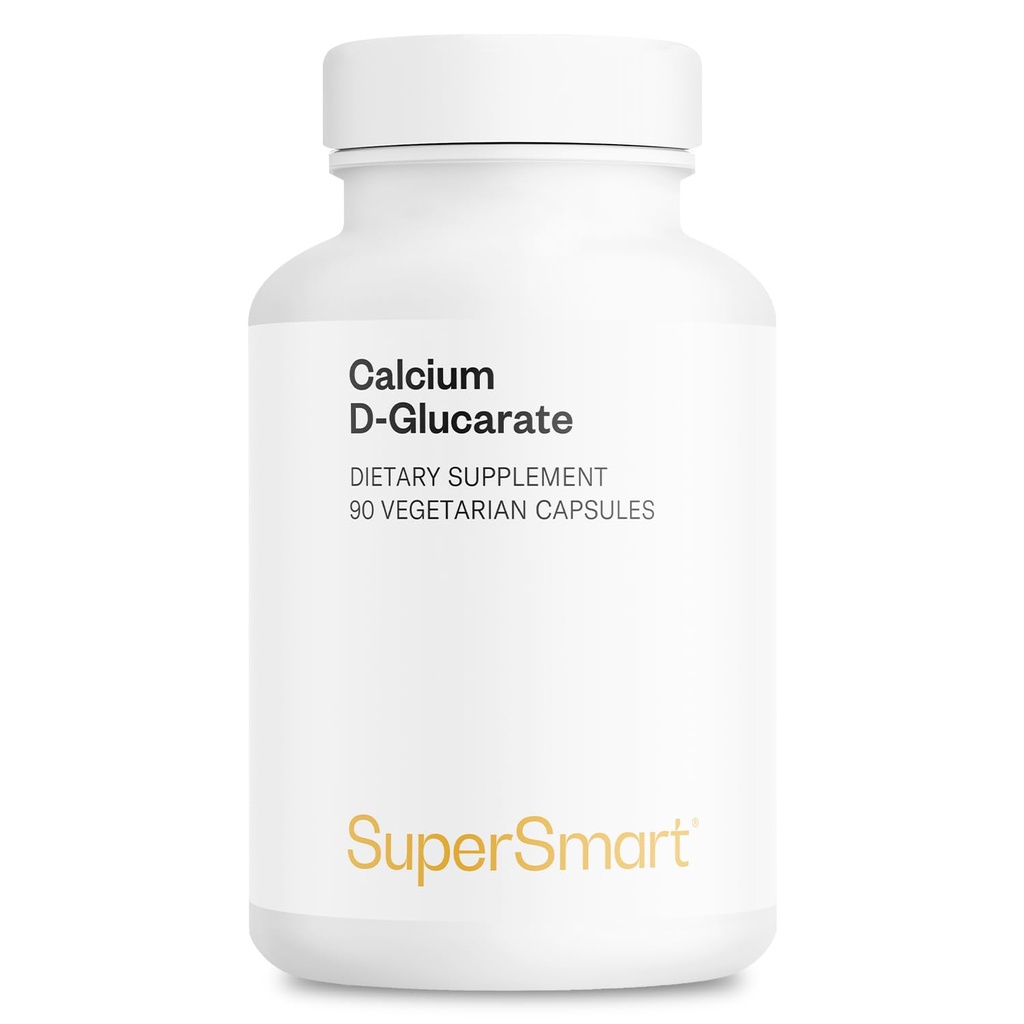 Supersmart - 하루 칼슘 D-Glucarate 1500 mg - 산화 및 해독 보충 | 비 GMO & 글루텐 - 90 채식 캡슐