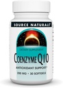 Source Naturals Coenzyme Q10 Antioxidant Support 200 mg for Heart, Brain, Immunity, & Liver 지원 - 30 Softgels