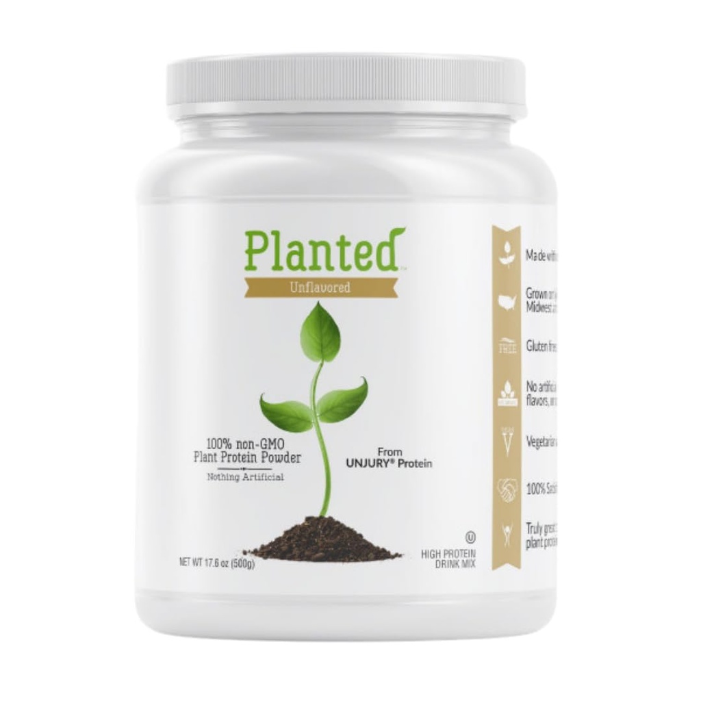 비건 단백질 파우더|20g 불연성 완두콩 단백질 분말|낮은 설탕과 플랜트|Gluten and Dairy Free Pea Protein Isolate | Non-GMO | 20 인분