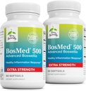 Terry Naturally BosMed 500 - Boswellia Serrata 추출물 보충교재 - 건강한 Lung 지원을 위한 규정식 보충교재 - 초본 보충교재 공식 - 60 Softgels (포장 2)
