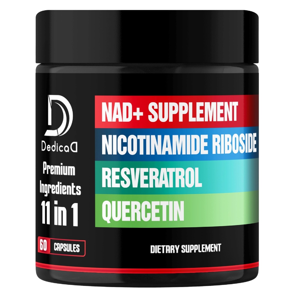 Nicotinamide Riboside, Quercetin, Resveratrol 및 8를 가진 11in1 NAD 보충교재 - 2 달 공급