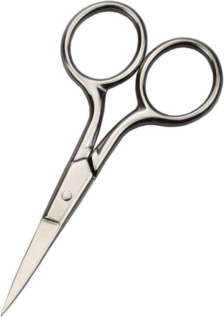 직업적인 Grooming는 개인적인 배려 얼굴 머리 제거 및 귀 코 눈썹 Trimming 스테인리스 정밀한 똑바른 끝 가위 남자를 위한 가위를 가위로 자릅니다