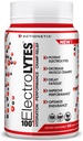 Electrolytes (100 모자) - Hydration Tablets - Quick & Lasting Rehydration 용 Electrolyte 보충 알약 - Stimulant Free Electrolyte Capsules, Salt Capsules, Salt Tabs, Hydration 환약