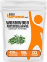 BulkSupplements.com Wormwood 추출물 분말 - Artemisia Annua는 달콤한 Wormwood Leaves, 초본 보충 교재 - 글루텐 무료, 서빙 당 450mg, 100g (3.5 oz) (팩 1)