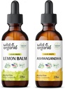 야생 & 유기농 레몬 발름 Tincture 2 fl oz & Ashwagandha Tincture 2 fl oz