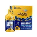 Wipala 에너지 젤, 바나나나 코코넛, 12 팩 - Caffeine Free, Certified Vegan, Non GMO - Endurance 운동, 실행 및 성능을위한 청정 에너지
