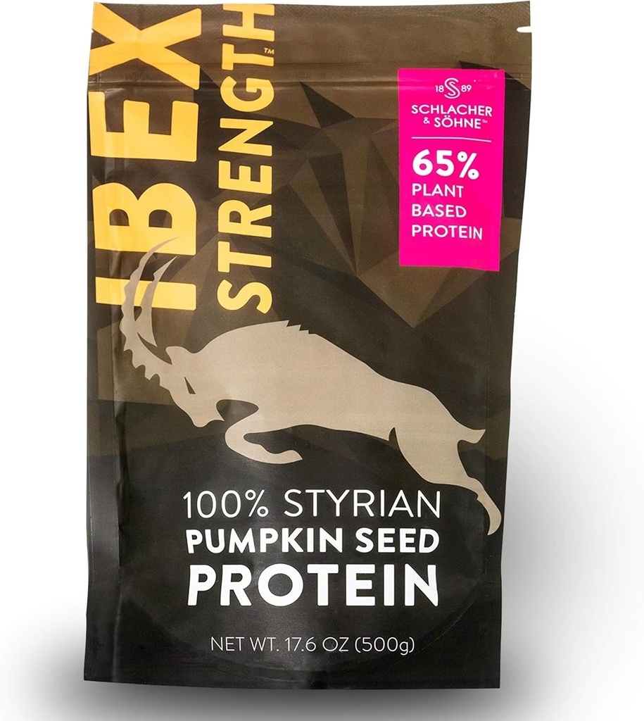 Schlacher & Söhne Styrian 호박 씨앗 단백질 분말 : 100 % 순수, 식물 단백질, 비 GMO, 글루텐 무료, 비건, 첨가제 없음, 부스트의 면역 체계를 개선, 오스트리아에서 만든 소화를 개선 17.6 OZ