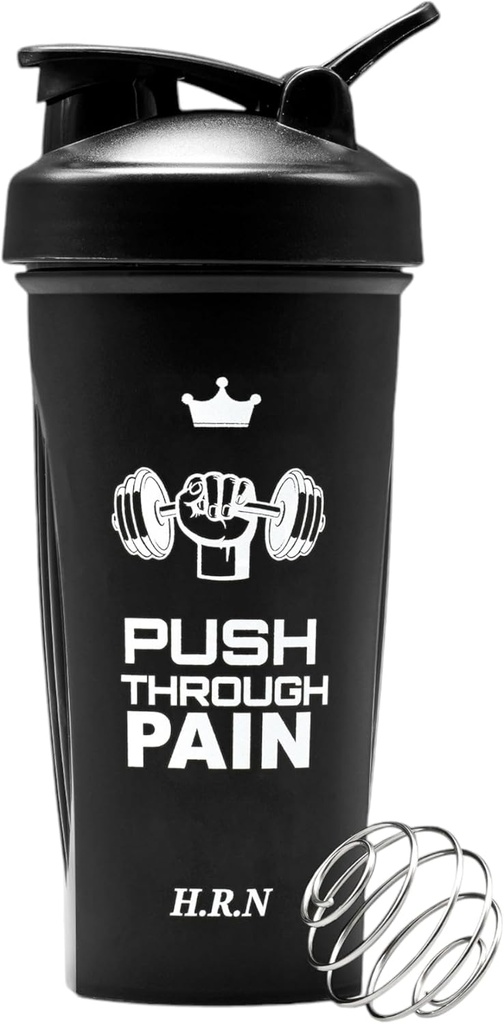 H.R.N 28 OZ Protein Shaker Bottle for Protein Mixs with Wire Whisk,Pre & Post 운동 용 쉐이커 병, 운동 용 쉐이커 컵