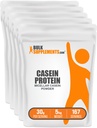 BulkSupplements.com Casein Protein Powder - Micellar Casein Powder, 느린 Digesting Protein - Unflavored & Gluten 무료, 서빙 당 30g, 1kg (2.2 파운드) (팩 5)