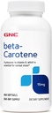 GNC 베타 카로틴 15mg | 정상적인 비전에 필수 비타민 A에 대한 전구체 | 360 조사