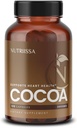 Nutriissa 코코아 캡슐 2000mg - 고급 심장 건강, 니트로 산화물 및 순환 지원 - 서빙 당 500mg 코코아 Flavanols - 순수성 & 효능을 위해 증명되는 EPEB - 채식주의자, 120 캡슐, 40 서빙