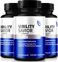 (3 팩) 남성용 Virility Savior 캡슐, 공식 VirilitySavior Male Formula, 최대 성능 및 Confidence, 전체 건강 및 웰빙을위한 모든 자연 지원 (180 캡슐)