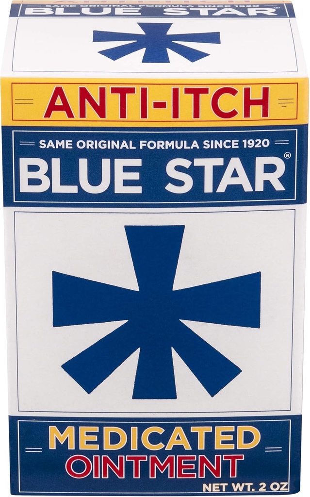 Blue Star Anti-Itch Medicated Ointment 2 oz (포장 3)