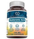 Hyaluronic 산 규정식 보충교재 - 100 mg 120 캡슐 (Non-GMO) - 합동 건강을 위한 제일 보충교재, 피부 관리 & More*