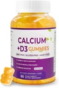 칼슘 마그네슘 아연 보충교재 Gummies D3-90는 병 당 정제 (칼슘 500mg - 마그네슘 200mg - 아연 10mg - 더하기 비타민 - 2개의 정제의 봉사 당) 베리 풍미