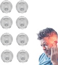 Tinnitus Relieve 장치 - 2 쌍 Tinnitus 귀 팔목 세트 - 정지 귀 반지