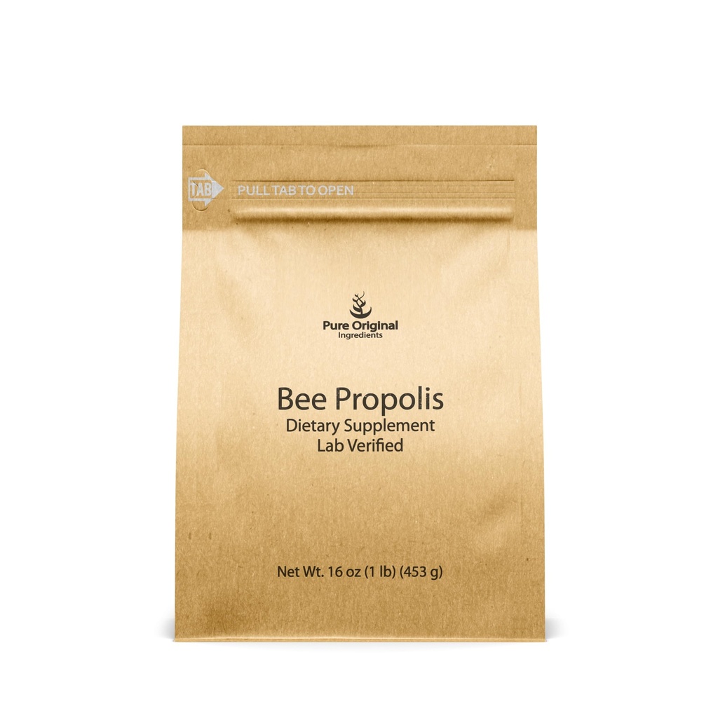 PURE ORIGINAL INGREDIENTS Bee Propolis Powder (1 lb) 필러 없음, 실험실 검증, 항상 순수한