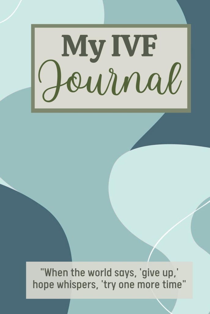 My IVF Journal : 여성을위한 Vitro Fertilization Planner에서 귀여운 Them Stay Organized 및 Focused를 돕기 위해 Fertility 트리트먼트를 통해