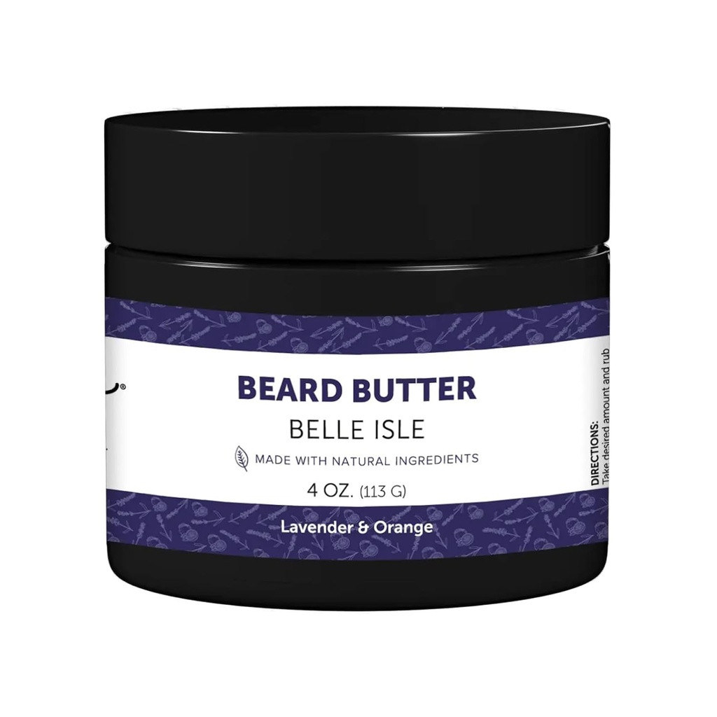 Detroit Grooming Co. Beard Butter for Men|소프트렌즈, 두껍게 & 수염과 Safflower Oil & Shea Butter | 벨아일 향기, 4oz