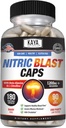 Kaya Naturals - Nitric Blast Potent All-Natural Herbal Supplement for Max Health Benefits | Pre-Workout | 증가 에너지 | 향상된 야간 성능 (180 개)