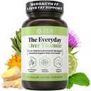 Zen Nutrients Everyday Liver Vitamin - Liver Cleanse Detox & Bergacyn FF, Organic Milk Thistle, Dandelion Root & Artichoke Extract for Liver Health - Fatty Liver 지원 보조 식품