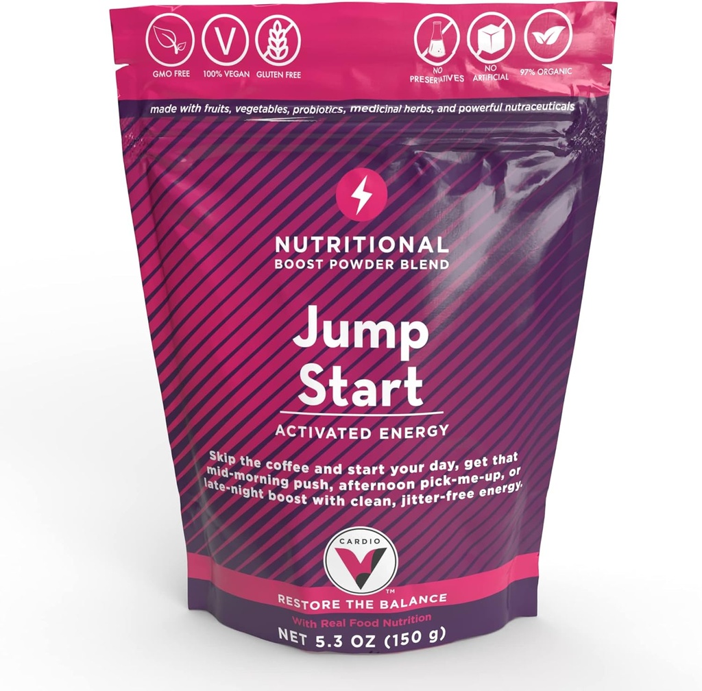 JumpStart - 30 서빙 Nutrient-Packed Daily boosts for Jitter-Free 지속 가능한 에너지 향상 학습 · 뇌 안개를 제거 · 전반적인 건강과 면역