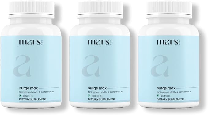 GHC Natural Surge Max Caps의 mar | Shilajit, Safed Musli & Gokshura의 전원 공급 장치 | 60 캡슐 (패키지 3)