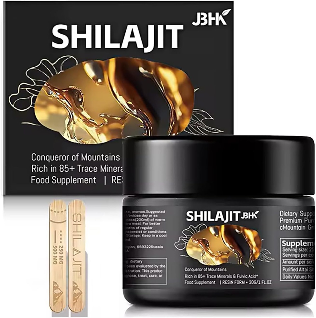 우수한 순수한 Shilajit 수지 면역 체계, 50g 순수한 Himalayan 유기를 위한 부유한 추적 무기물