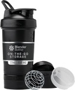 단백질 분말, 고전적인 V2 ProStak 체계, 22 Ounce, Midnight 검정을 위한 알약 조직 그리고 저장을 가진 BlenderBottle 셰이커 병