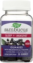 자연의 방법 자연의 방법 Sambucus Elderberry 수면 + 면역 계통, 30 조사
