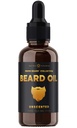 NutraChamps Beard Oil 컨디셔너 - Unscented Virgin Argan, Jojoba, Grapeseed Oils & More for Beard Growth - 남성용 Softens & Strengthens Beard & Mustaches - 프리미엄 Signature Prime Beard Blend