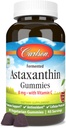 Carlson - Astaxanthin Gummies, 비타민 C, 면역 지원, 산화 방지제, 심장 건강, 비 GMO, 체리 맛, 90 채식 구미