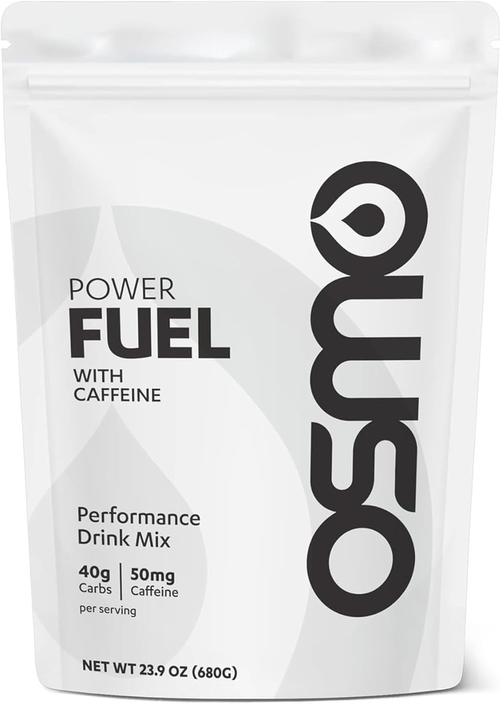 카페인을 가진 Osmo 힘 연료 - 탄수화물 분말은 Cluster Dextrin, 나트륨 & Fructose, 급속한 흡수 & 연료를 달고, 가스차 Distress 없음, 모든 자연적인 성분, 중립 풍미 - 16의 서빙을 포함합니다