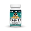Source Naturals Turmeric 1000, 몸의 건강한 염증 응답 *, 1,000mg - 30 정제 지원