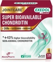Exedol Bioavailable Glucosamine Chondroitin, Vegan 합동 지원 강화한 합동 기능을 위한 보충교재, 연골 건강, 연결 조직 및 뼈 건강 - 120의 캡슐