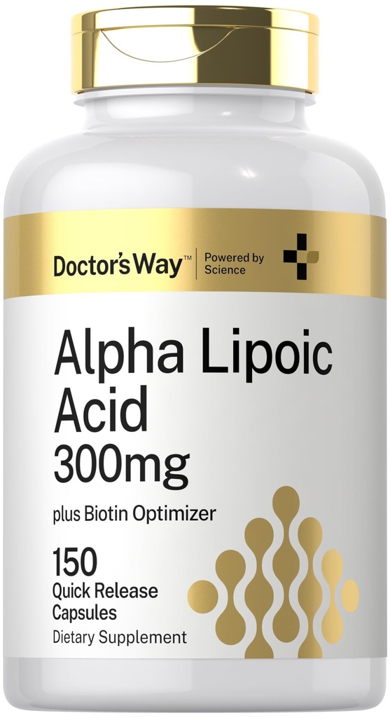 의사의 방법 알파 Lipoic 산 300mg | 150 캡슐 | Biotin Optimizer | ALA 보충 | 비 GMO, 글루텐 무료